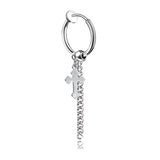 Stainless Steel Clip On Earrings for Men and Women, No Ear Hole Earring