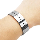 Steel Bangle Sizer Gauge Measure for DIY Jewelry Making 15-25cm