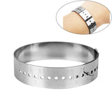 Steel Bangle Sizer Gauge Measure for DIY Jewelry Making 15-25cm