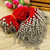 Tibetan Alloy 4 Beads Cord Weaving Buddhism Bracelet