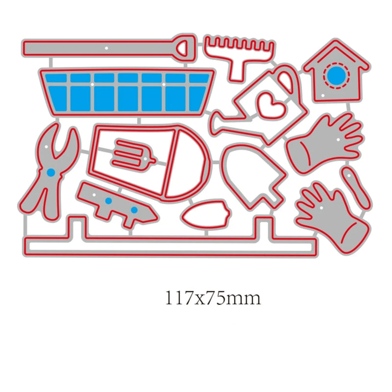 1pcs Tools Pattern Cutting Dies Roadster Stencils for DIY Scrapbooking