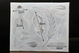 Transparent Feather Silicone Resin Mold for Charms Pendant Making