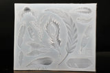 Transparent Feather Silicone Resin Mold for Charms Pendant Making