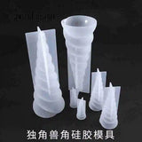 Transparent Silicone Unicorn Corner Mould for DIY Jewelry Making