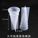 Transparent Silicone Unicorn Corner Mould for DIY Jewelry Making