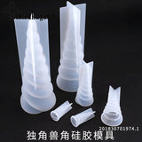 Transparent Silicone Unicorn Corner Mould for DIY Jewelry Making