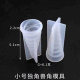 Transparent Silicone Unicorn Corner Mould for DIY Jewelry Making