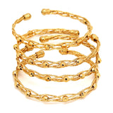 24K Copper Ball Saudi Arabic Bangles For Girls