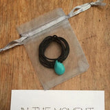 Turquoise Drop Choker Layering Necklace Hippie Boho Tumblr Necklace
