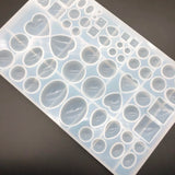 UV Resin Silicone Mold for Heart Water Drop Square Oval Round Beads