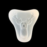 3D Elk Deer Head Silicone Mold for Jewelry Resin DIY