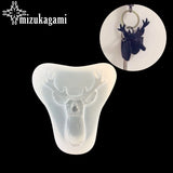 3D Elk Deer Head Silicone Mold for Jewelry Resin DIY