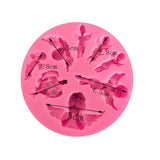 UV Resin Jewelry Silicone Mold Baby Angel Wings Resin Charms Molds