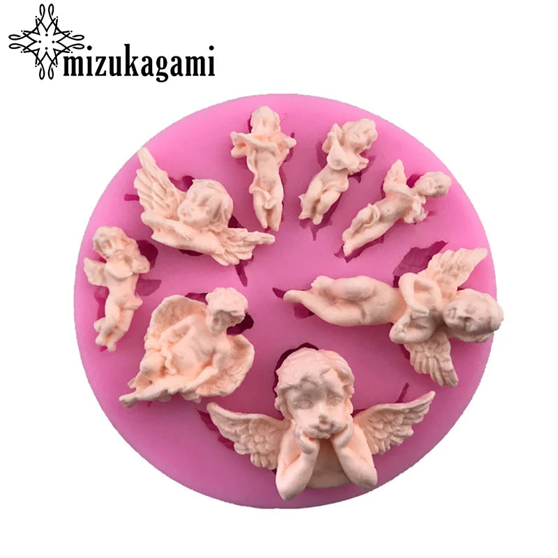 UV Resin Jewelry Silicone Mold Baby Angel Wings Resin Charms Molds
