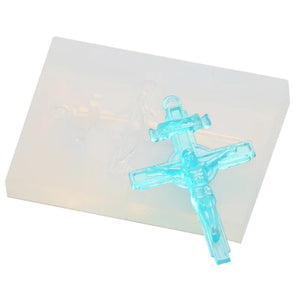 UV Resin Jewelry Silicone Mold for Cross Pendant DIY Necklace Making
