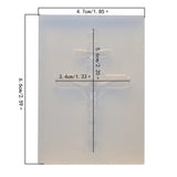 UV Resin Jewelry Silicone Mold for Cross Pendant DIY Necklace Making