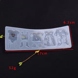 UV Resin Jewelry Silicone Mold for DIY Necklace Pendant Charms