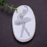 UV Resin Jewelry Silicone Mold Dancing Girl Gem Mold DIY Handwork