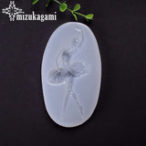 UV Resin Jewelry Silicone Mold Dancing Girl Gem Mold DIY Handwork