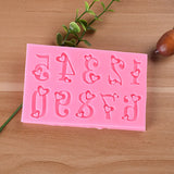 UV Resin Jewelry Liquid Silicone Mold Letter Resin Molds DIY Cake Mold