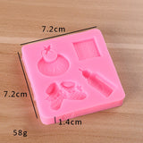 UV Resin Jewelry Silicone Mold for DIY Cake Baking Tool
