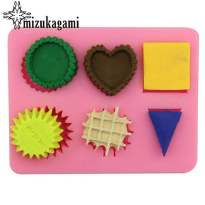 UV Resin Jewelry Silicone Mold Geometric Heart Charms Mold DIY Decorate Making