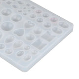 UV Resin Jewelry Liquid Silicone Mold Heart Water Drop Round Beads Resin Molds
