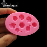 UV Resin Jewelry Liquid Silicone Mold Lollipop Resin Charms Molds DIY