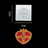 UV Resin Jewelry Silicone Mold Love Heart Resin Charm DIY Intersperse Decorate