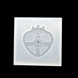 UV Resin Jewelry Silicone Mold Love Heart Resin Charm DIY Intersperse Decorate
