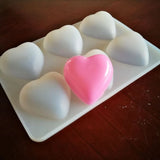 UV Resin Jewelry Liquid Silicone Mold Love Heart Charms DIY Soap Candle Mold