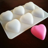 UV Resin Jewelry Liquid Silicone Mold Love Heart Charms DIY Soap Candle Mold