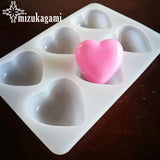 UV Resin Jewelry Liquid Silicone Mold Love Heart Charms DIY Soap Candle Mold