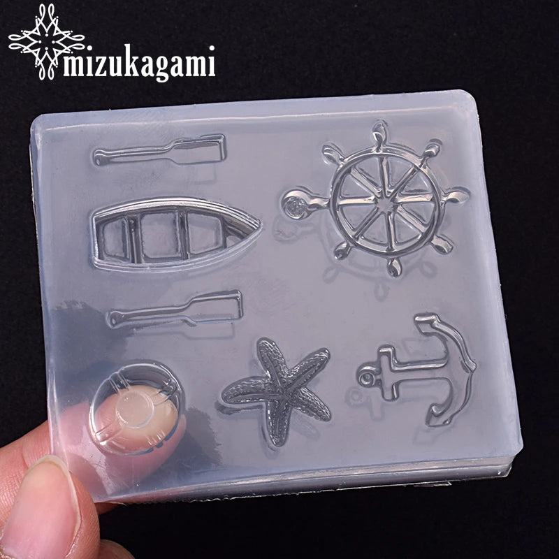UV Resin Jewelry Silicone Mold Marine Wind Series for DIY Jewelry Making