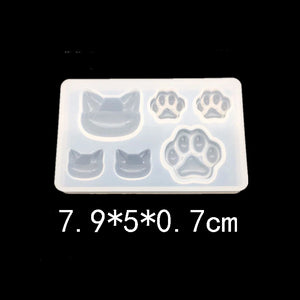 UV Resin Jewelry Silicone Mold Moon Stars Beads Resin Charm DIY Jewelry