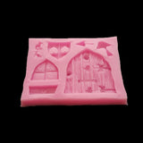 UV Resin Jewelry Silicone Mold Mushroom Chalet Resin Charms DIY Jewelry Making