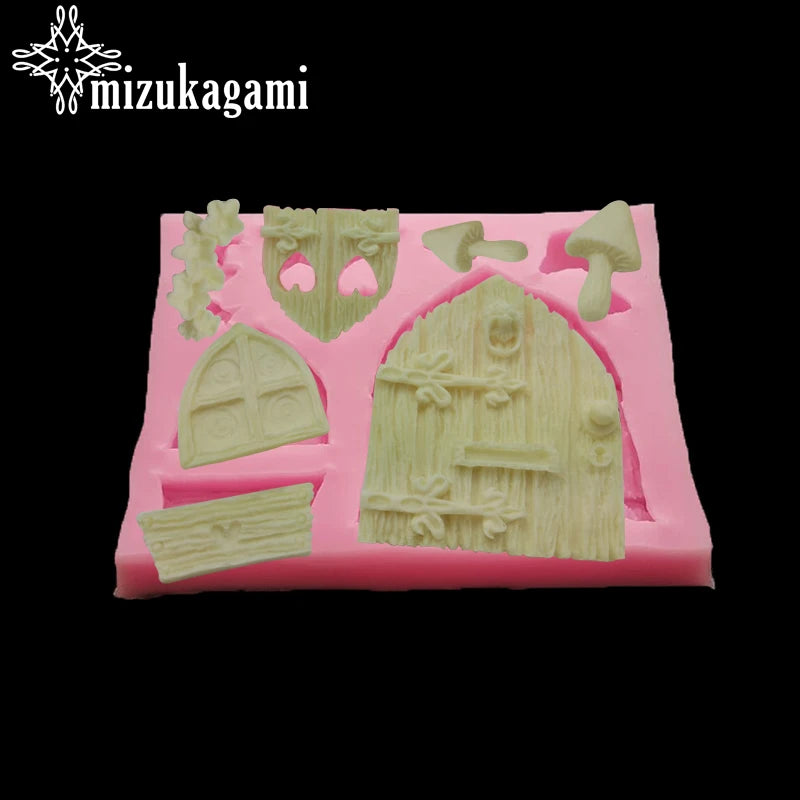 UV Resin Jewelry Silicone Mold Mushroom Chalet Resin Charms DIY Jewelry Making