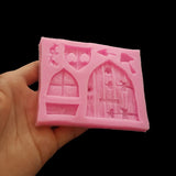 UV Resin Jewelry Silicone Mold Mushroom Chalet Resin Charms DIY Jewelry Making