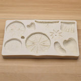 Orange Strawberry Fondant Cake Silicone Mold for DIY Charms Making