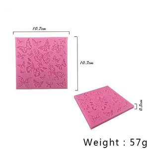 Pink Butterfly Silicone Charms Mold - DIY Intersperse Decorate Jewelry