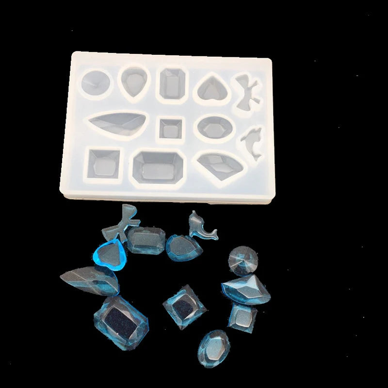 UV Resin Jewelry Liquid Silicone Mold for DIY Decorate Making Jewelry