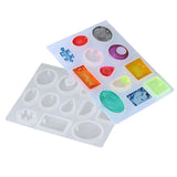 UV Resin Silicone Necklace Pendant Molds DIY Jewelry Making