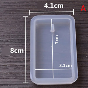 Geometric Shape Silicone Mold for Pendant DIY Jewelry