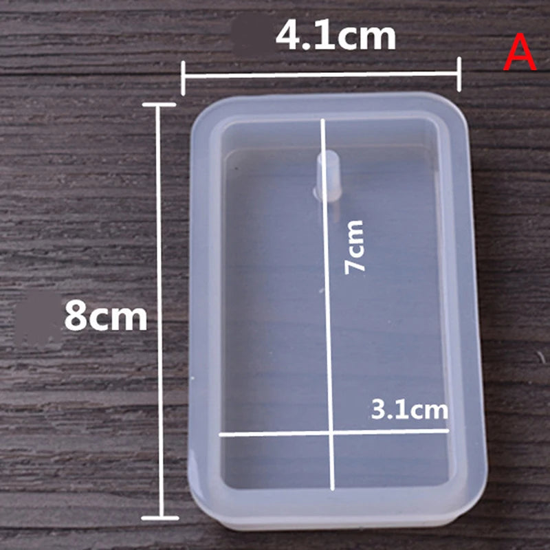 UV Resin Silicone Mold for Jewelry Making DIY Geometric Irregular Shape Pendant