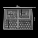 UV Resin Villa Molds Silicone Castle Epoxy Moulds For DIY Jewelry