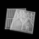 UV Resin Villa Molds Silicone Castle Epoxy Moulds For DIY Jewelry