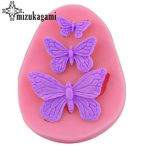 UV Resin Silicone Mold Three Butterflies Resin Charms DIY Decorate Making
