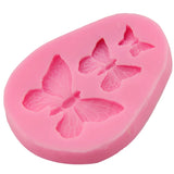 UV Resin Silicone Mold Three Butterflies Resin Charms DIY Decorate Making