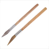 Agate Burnisher Polishing Edge Bamboo Handle Jewelry Tools