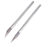 Agate Burnisher Polishing Edge Bamboo Handle Jewelry Tools